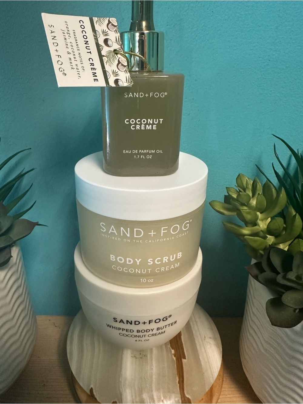 Coconut Crème Body Scrub, Whipped Body Butter& Parfum Oil